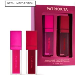 PATRICK TA Plumping Gloss Duo "For The Girls & Unavailable" New